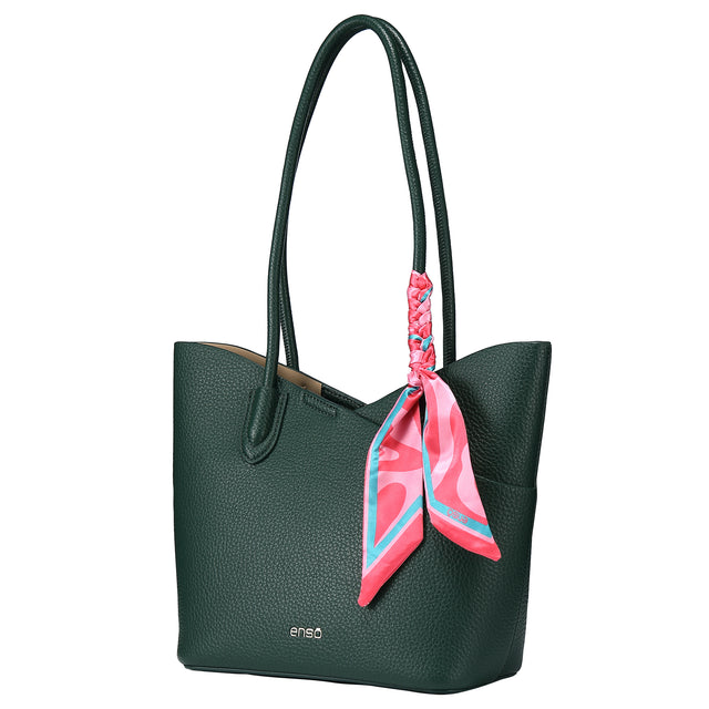 Set Bolsa Tote Enso Mujer EB2541114TTGR Verde