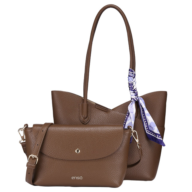 Set Bolsa Tote Enso Mujer EB2541115TTCA Camel