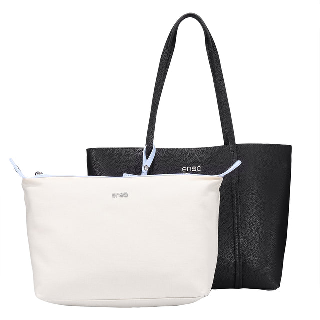 Set Bolsa Tote Enso Mujer EB2541123TTB Negro