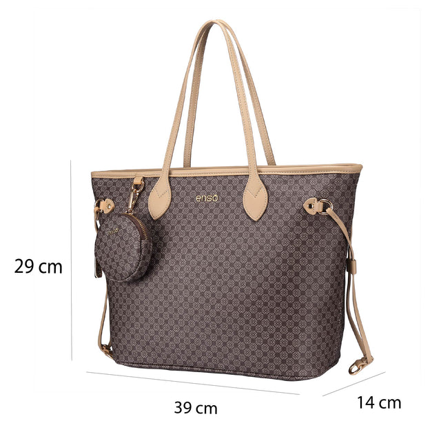 Bolsa Tote Enso Mujer EB254313TBR Café