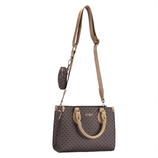 Bolsa Satchel Enso Mujer EB254314SMBR Café