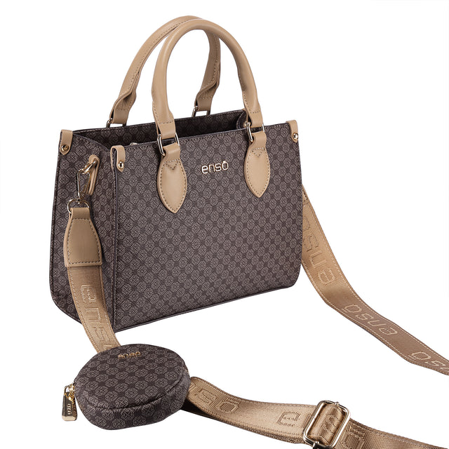 Bolsa Satchel Enso Mujer EB254314SMBR Café