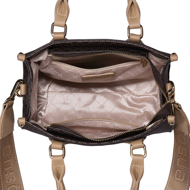 Bolsa Satchel Enso Mujer EB254314SMBR Café