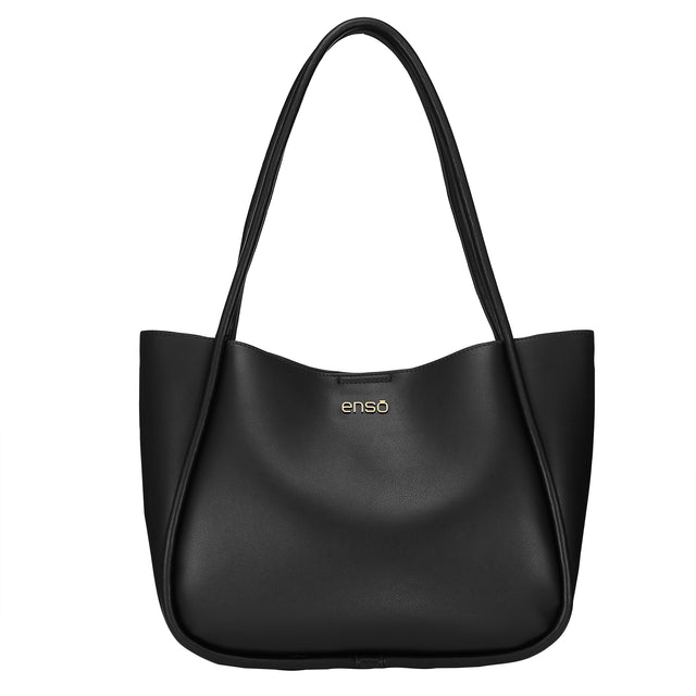 Set Bolsa Tote Enso Mujer EB254317TB Negro