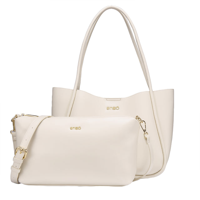 Set Bolsa Tote Enso Mujer EB254318TBE Beige
