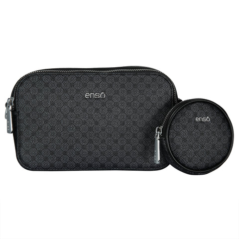 Bolsa Crossbody Enso Mujer EB25503CBMB Monograma Negro