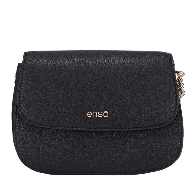 Bolsa Crossbody Enso Mujer EB261007CB Solapa Texturizada