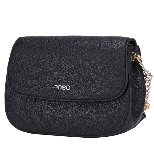 Bolsa Crossbody Enso Mujer EB261007CB Solapa Texturizada