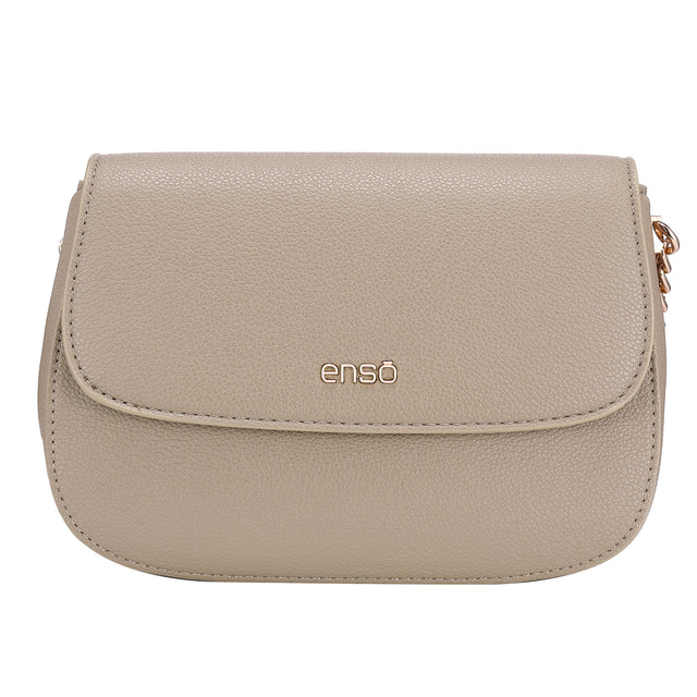 Bolsa Crossbody Enso Mujer EB261008CB Solapa Texturizada