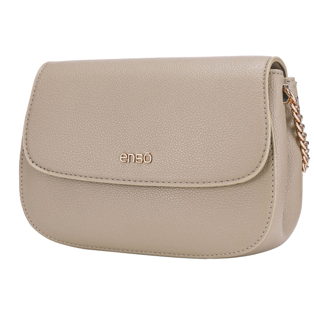 Bolsa Crossbody Enso Mujer EB261008CB Solapa Texturizada