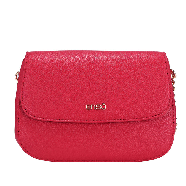 Bolsa Crossbody Enso Mujer EB261009CB Solapa Texturizada