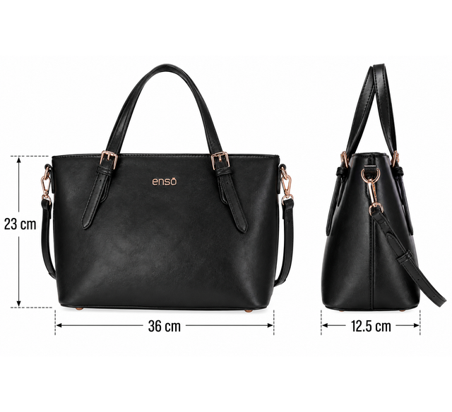 Bolsa Tote Enso Mujer EB261010T Geometría Urbana