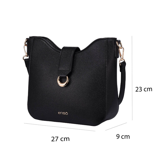 Bolsa Crossbody Enso Mujer EB262113CBB Negro