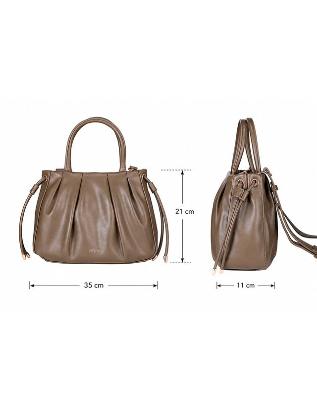 Bolsa Satchel Enso Mujer EB262506STBR Cafe