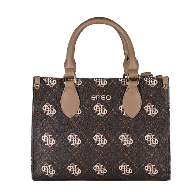 Bolsa Tote Enso Mujer EB26702T Monograma Café