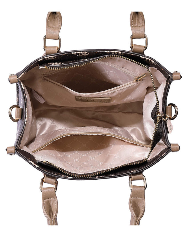 Bolsa Tote Enso Mujer EB26702T Monograma Café