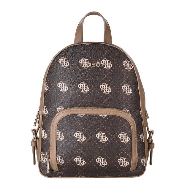 Bolsa Backpack Enso Mujer EB26704B Monograma Café