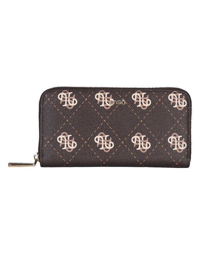Cartera Enso Mujer EB26705W Monograma Café