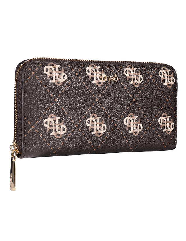 Cartera Enso Mujer EB26705W Monograma Café