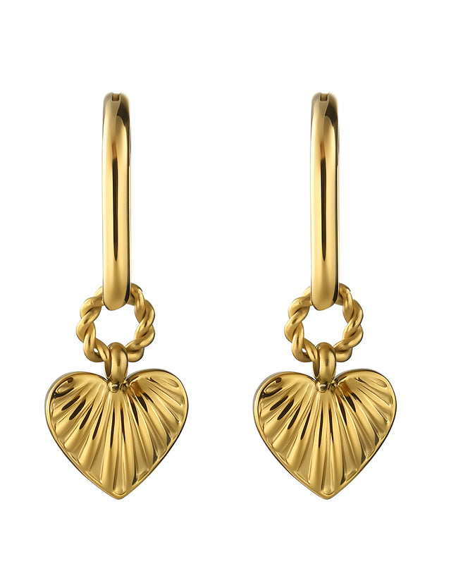 Aretes de Acero Inoxidable Enso IC Para Mujer EIC252477G Color Dorado