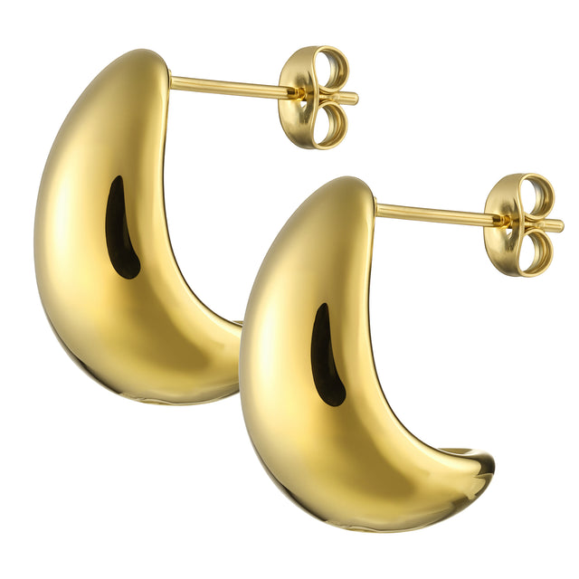 Aretes de Acero Inoxidable Enso IC Para Mujer EIC252478G Color Dorado