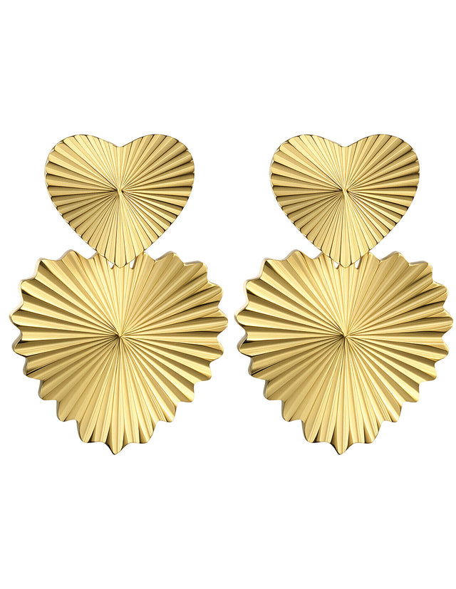Aretes de Acero Inoxidable Enso IC Para Mujer EIC252480G Color Dorado