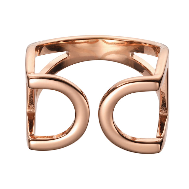 Anillo de Acero Inoxidable Enso IC Para Mujer EIC252490R Color Rosado