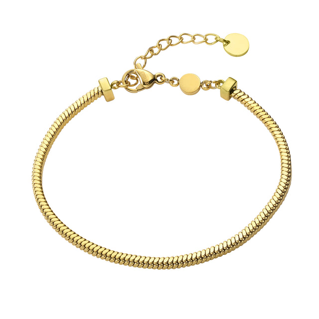 Pulsera de Acero Inoxidable Enso IC Para Mujer EIC252493G Dorado