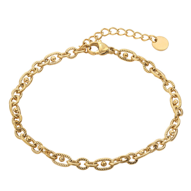 Pulsera de Acero Inoxidable Enso IC Para Mujer EIC252494G Dorado