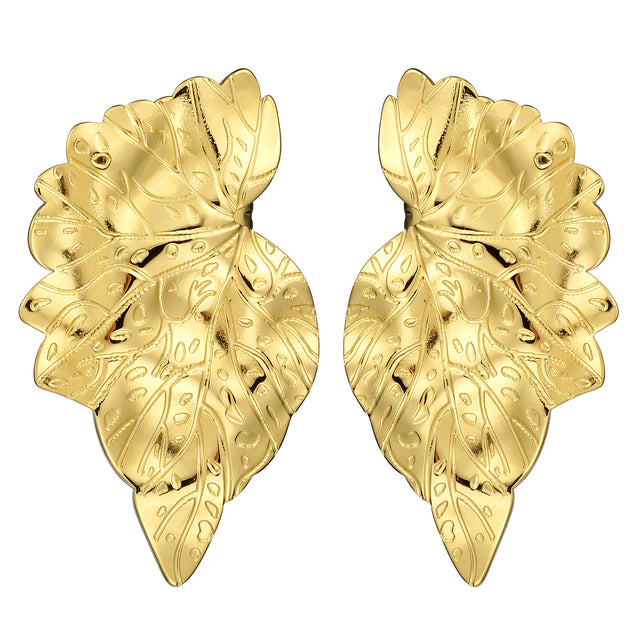 Aretes de Acero Inoxidable Enso para Dama EICB232111G Dorado