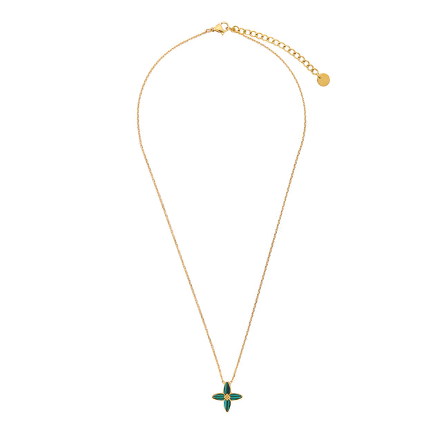 Set de Collar y Aretes Enso Para Mujer EICBS001G Dorado