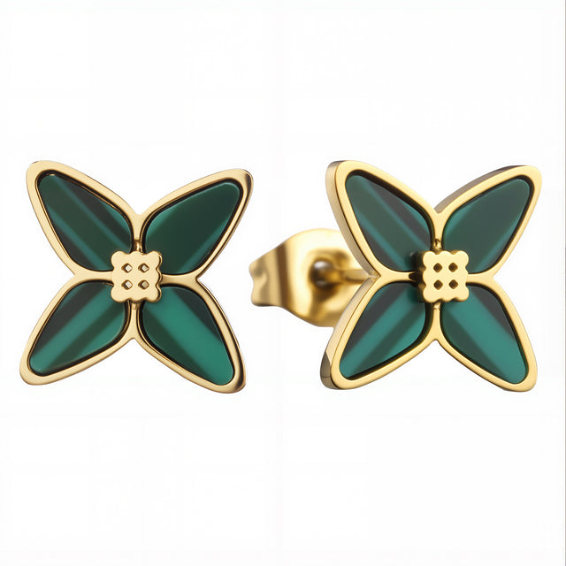 Set de Collar y Aretes Enso Para Mujer EICBS001G Dorado