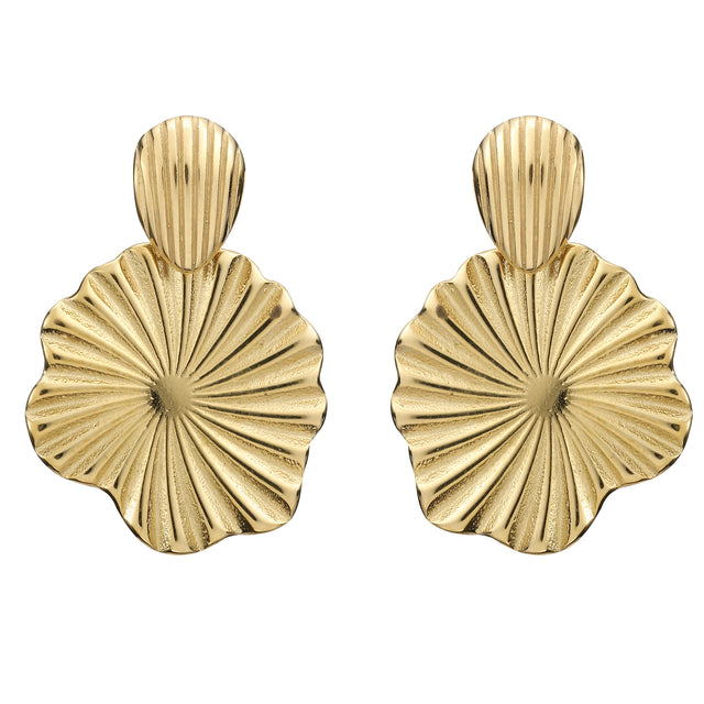 Aretes de Acero Inoxidable Enso para Dama EICE232109G Dorado