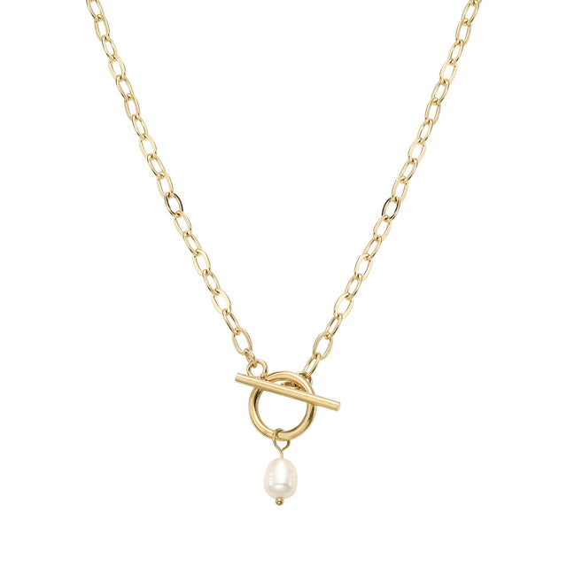 Collar de Acero Inoxidable Enso para Dama EICE232136G Dorado