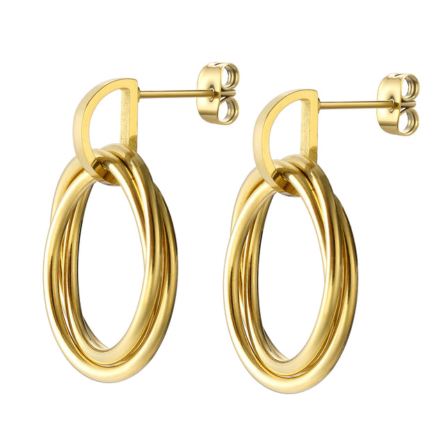 Aretes Enso IC Para Mujer EICE251150G Dorado