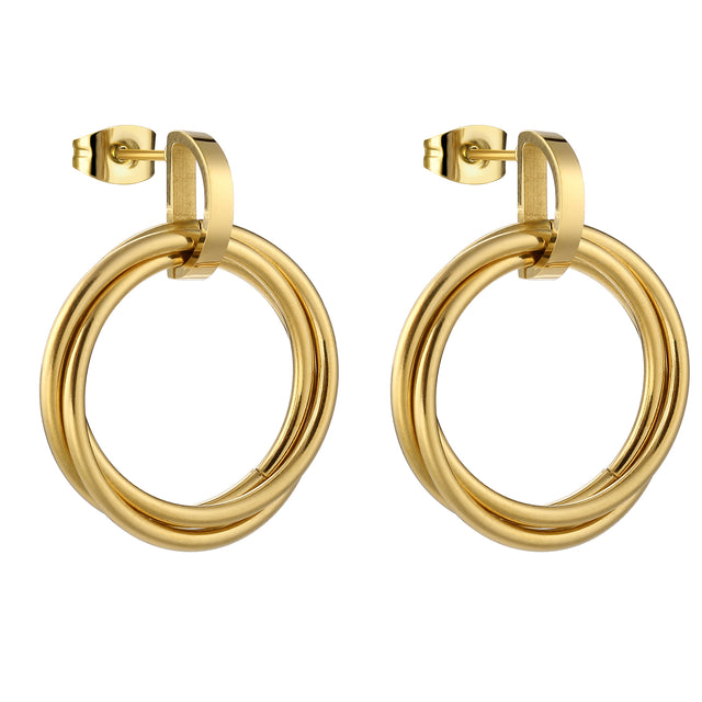 Aretes Enso IC Para Mujer EICE251150G Dorado