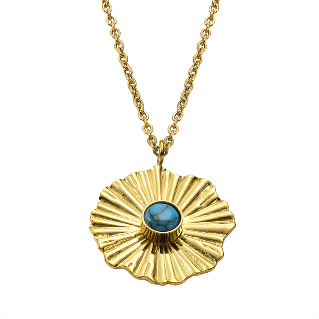 Collar y Dije Enso IC Para Mujer EICN251147G Dorado