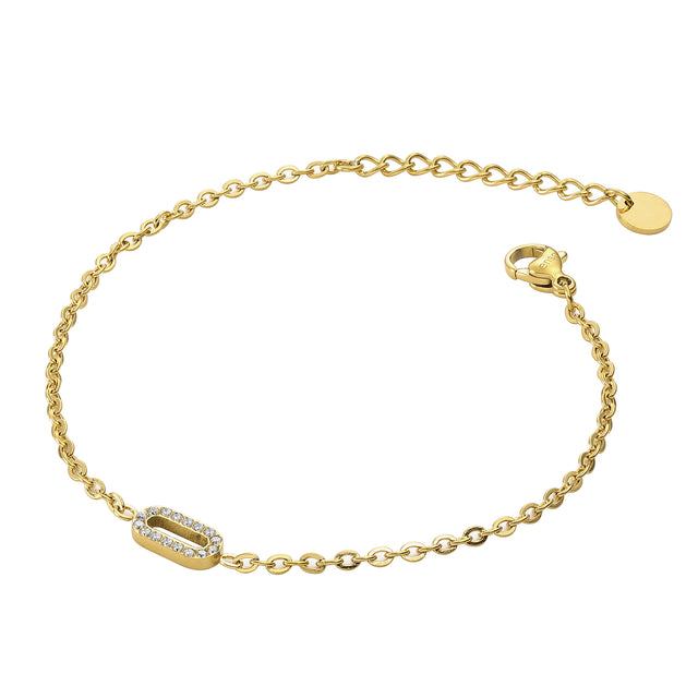 Pulsera Acero Inoxidable Enso Para Mujer EJB3371G Dorado