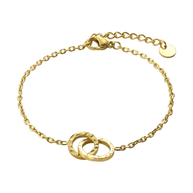 Pulsera Acero Inoxidable Enso Para Mujer EJB3372G Dorado