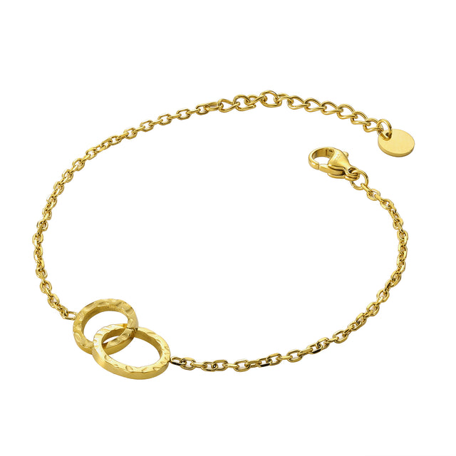 Pulsera Acero Inoxidable Enso Para Mujer EJB3372G Dorado