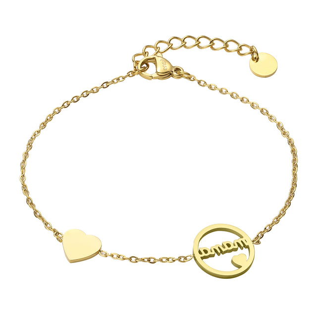 Pulsera de Acero Inoxidable Enso Para Mujer EJB3401G Dorado
