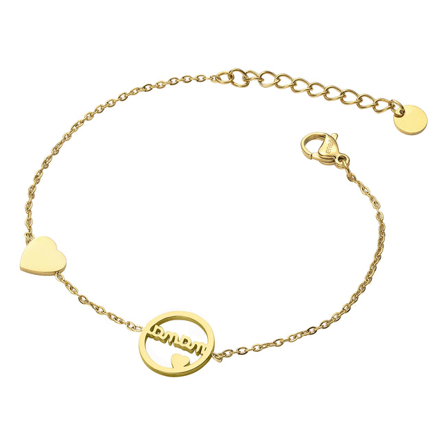 Pulsera de Acero Inoxidable Enso Para Mujer EJB3401G Dorado