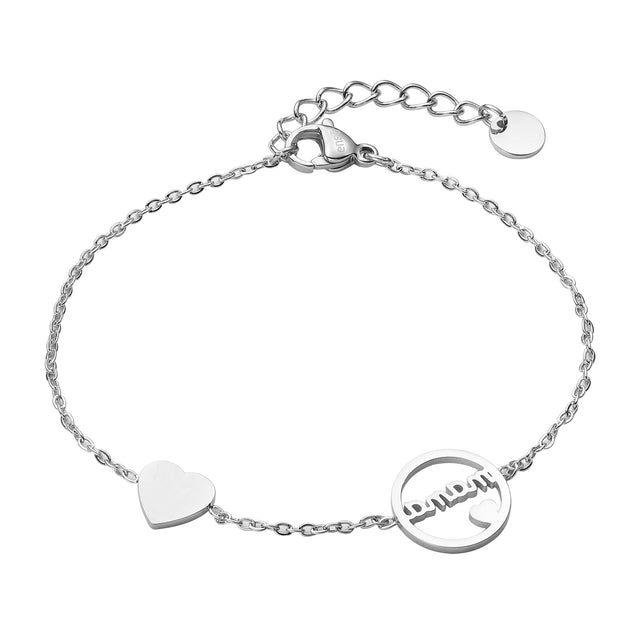 Pulsera de Acero Inoxidable Enso Para Mujer EJB3402S Plateado