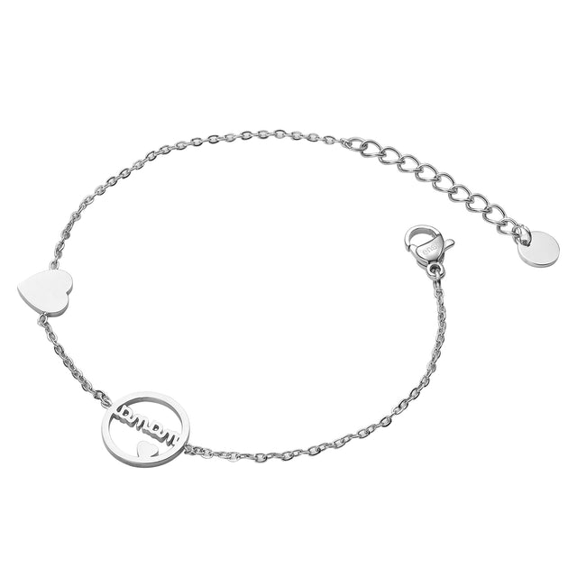 Pulsera de Acero Inoxidable Enso Para Mujer EJB3402S Plateado