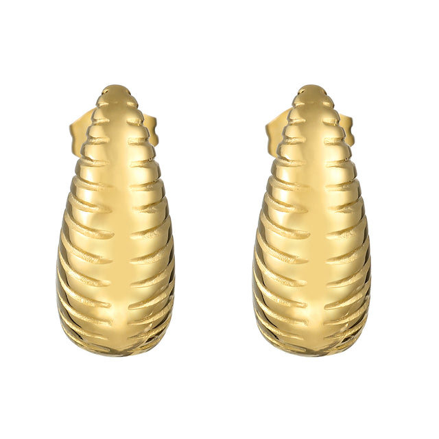 Aretes de Acero Inoxidable Enso para Dama EJE3328G Dorado