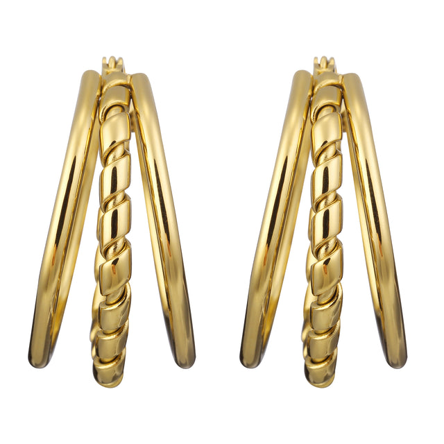 Aretes Enso Para Mujer EJE3428G Dorado