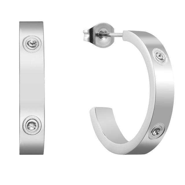 Aretes Enso Para Mujer EJE3472S Plateado