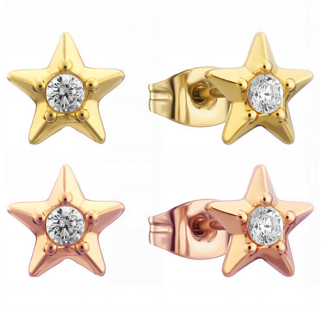 Set de Aretes Enso Para Mujer EJE3508G Dorado