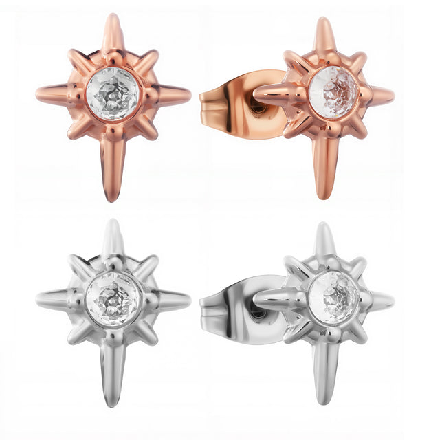 Set de Aretes Enso Para Mujer EJE3510R Rosado