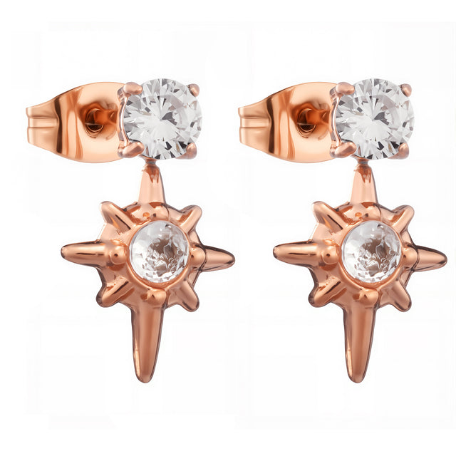 Aretes Enso Para Mujer EJE3512R Rosado